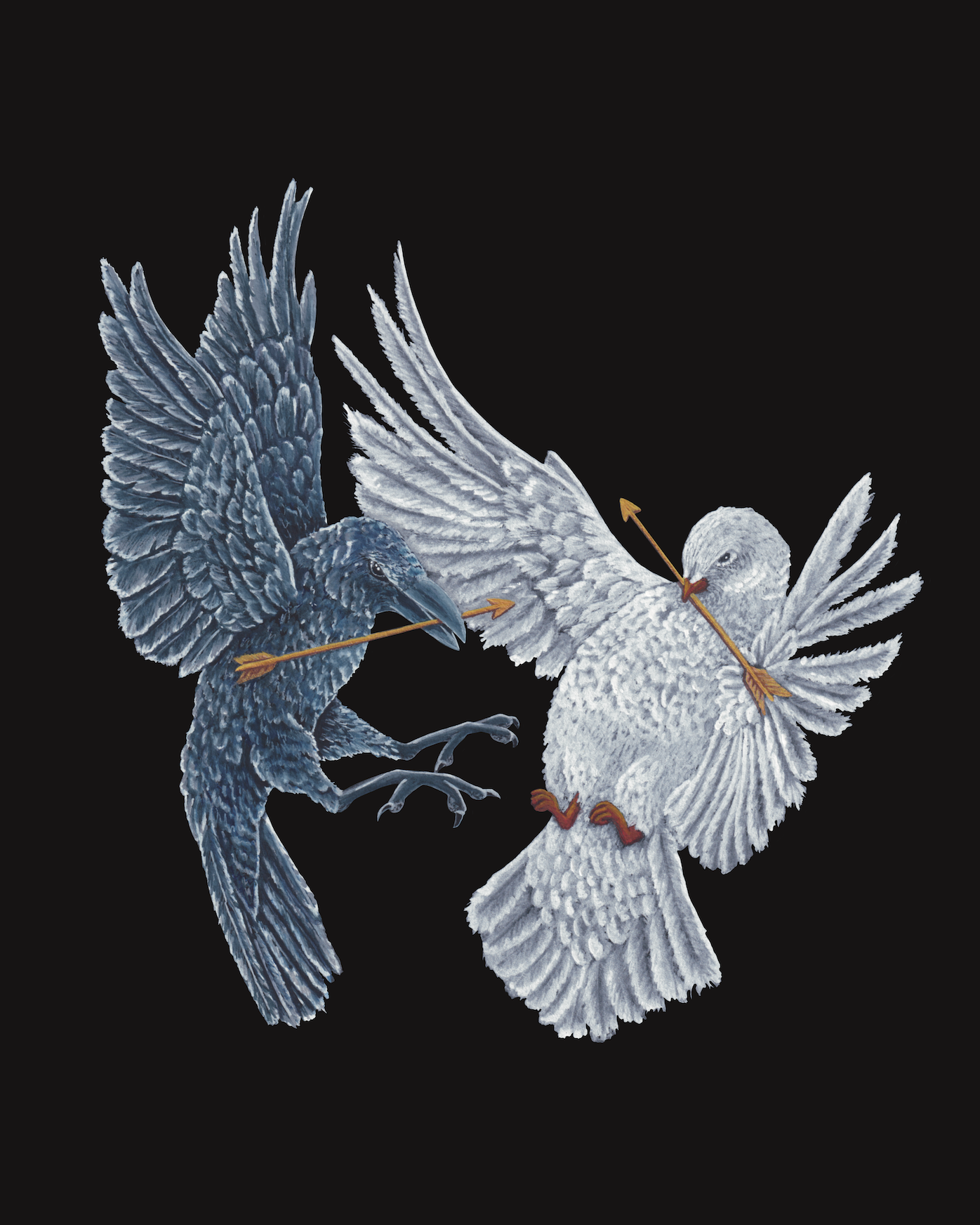 Battle of Love - 8x10 inches print by Stephenie Anderson