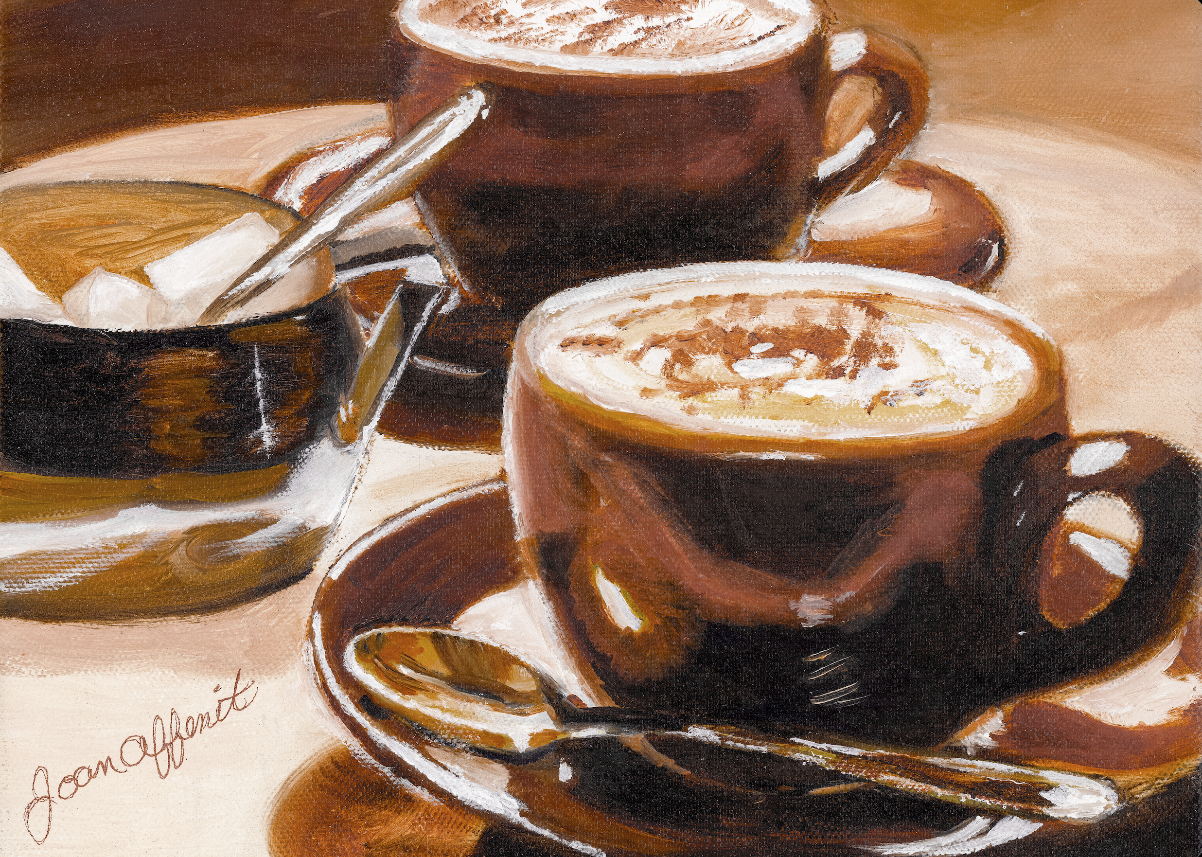 Capuccino - 8x10 Print by Joan Affenit